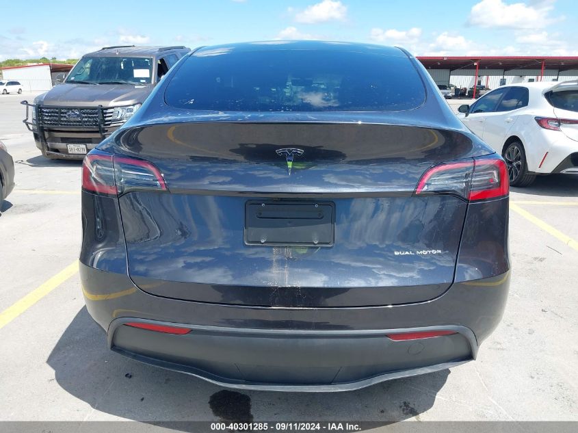 2024 Tesla Model Y Long Range Dual Motor All-Wheel Drive VIN: 7SAYGDEE6RA222311 Lot: 40301285