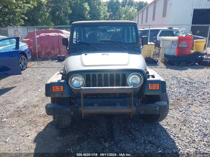 1997 Jeep Wrangler Sport VIN: 1J4FY19S0VP490915 Lot: 40301319