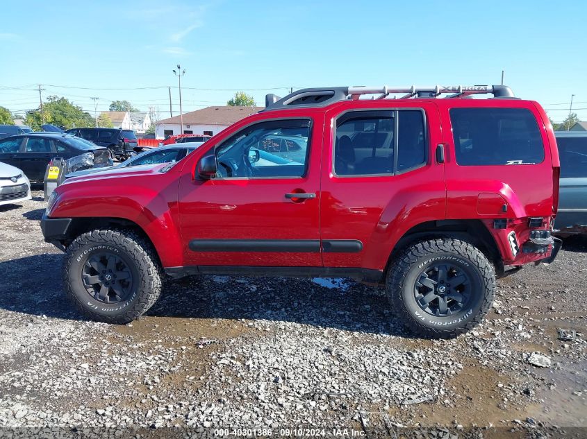 2014 Nissan Xterra Pro-4X VIN: 5N1AN0NW6EN805686 Lot: 40301386