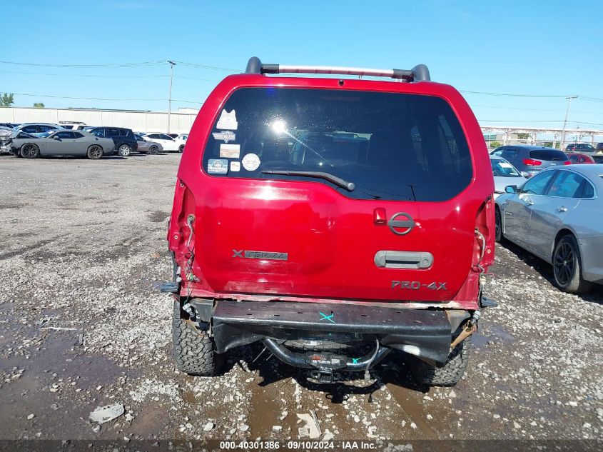 2014 Nissan Xterra Pro-4X VIN: 5N1AN0NW6EN805686 Lot: 40301386