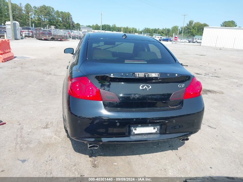 2012 Infiniti G37 Journey VIN: JN1CV6AP5CM934846 Lot: 40301440