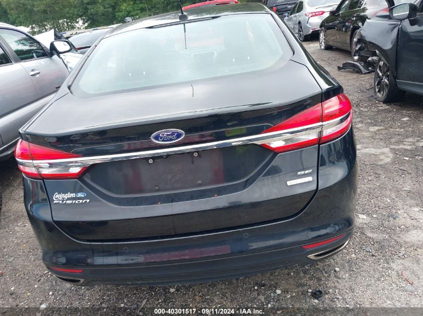 2017 Ford Fusion Se VIN: 3FA6P0H93HR166412 Lot: 40301517