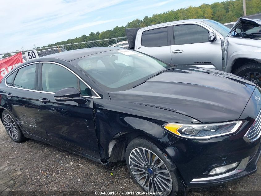 2017 Ford Fusion Se VIN: 3FA6P0H93HR166412 Lot: 40301517