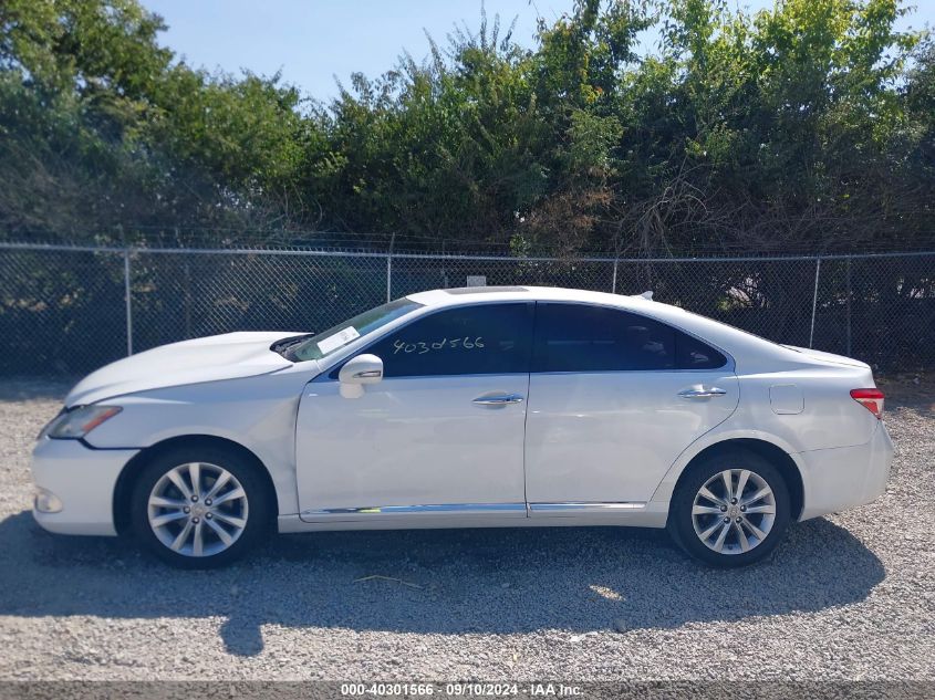 2012 Lexus Es 350 VIN: JTHBK1EG3C2494019 Lot: 40301566