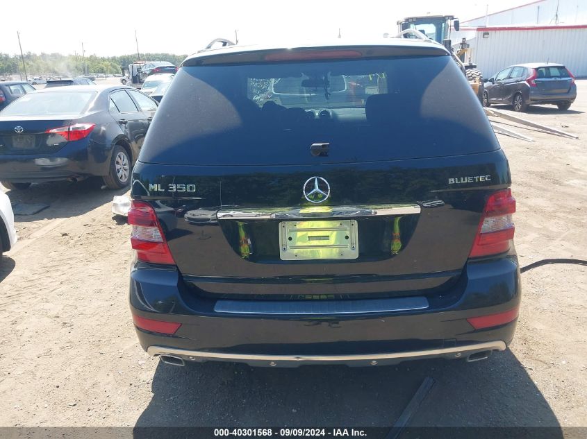 2011 Mercedes-Benz Ml 350 Bluetec 4Matic VIN: 4JGBB2FBXBA628535 Lot: 40301568