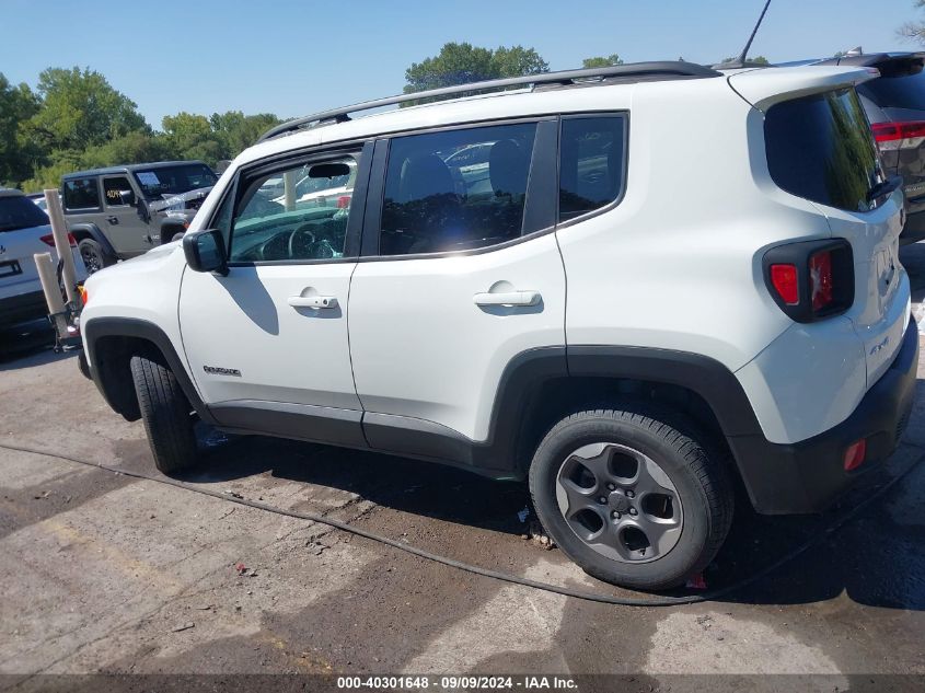 2016 Jeep Renegade Sport VIN: ZACCJBAT8GPD80899 Lot: 40301648