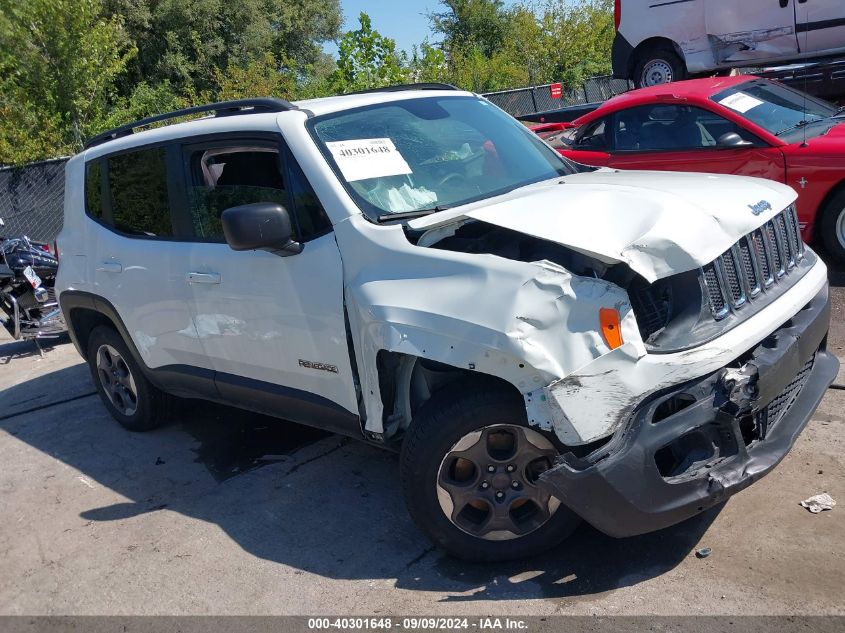 VIN ZACCJBAT8GPD80899 2016 Jeep Renegade, Sport no.1