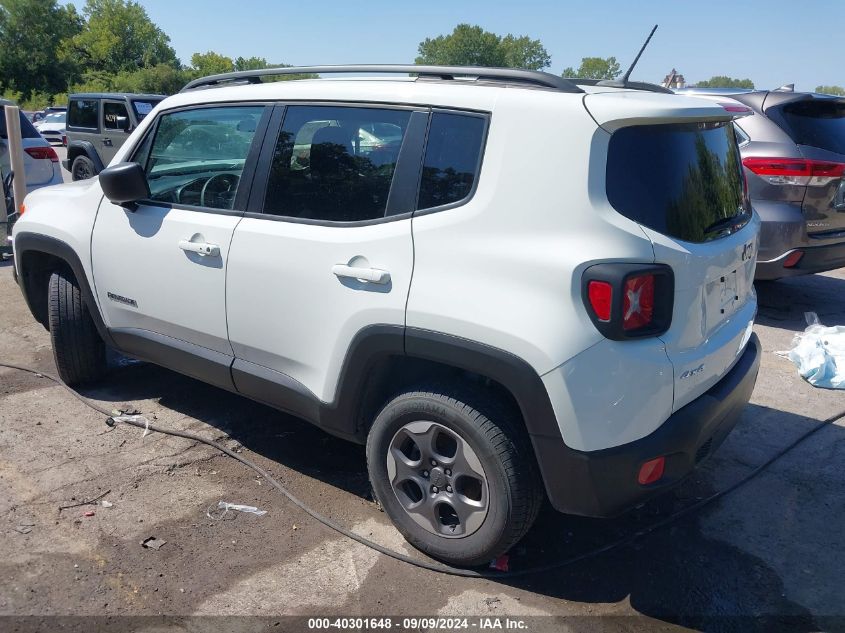 VIN ZACCJBAT8GPD80899 2016 Jeep Renegade, Sport no.3