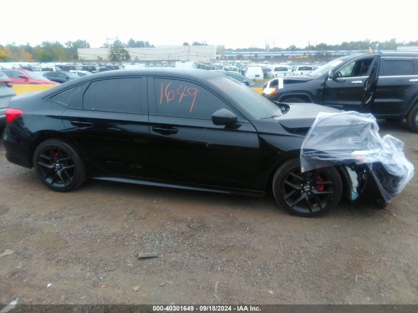 2022 Honda Civic Sport VIN: 2HGFE2F56NH572169 Lot: 40301649