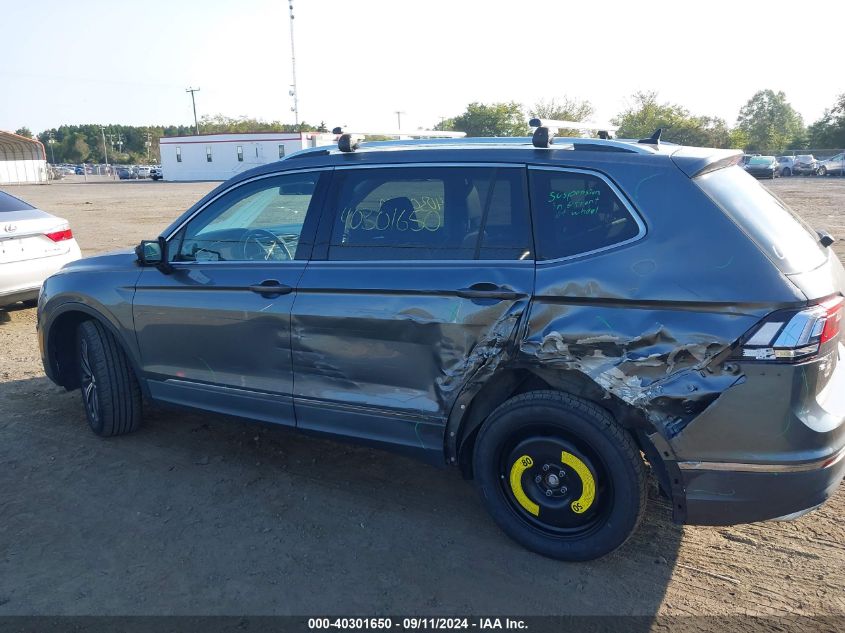 2019 Volkswagen Tiguan Se/Sel/Sel R-Line Jet-Bla VIN: 3VV2B7AX9KM149810 Lot: 40301650