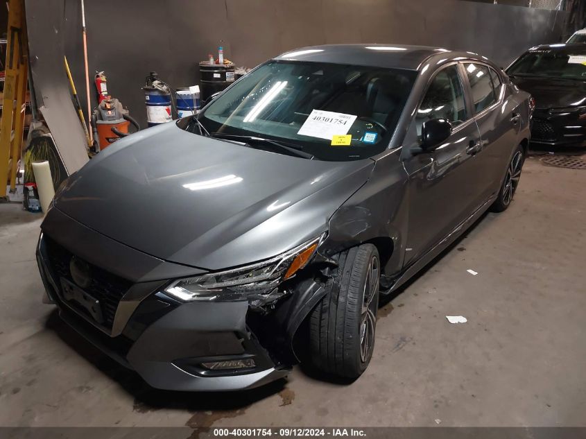 2020 Nissan Sentra Sr Xtronic Cvt VIN: 3N1AB8DV7LY267006 Lot: 40301754