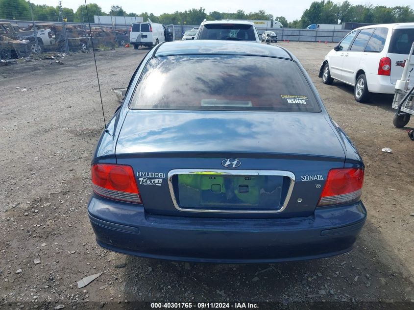 2005 Hyundai Sonata Gl V6 VIN: KMHWF25H65A134916 Lot: 40301765