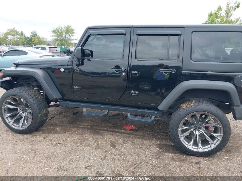 2018 Jeep Wrangler Jk Unlimited Sport S 4X4 VIN: 1C4HJWDGXJL837610 Lot: 40301781