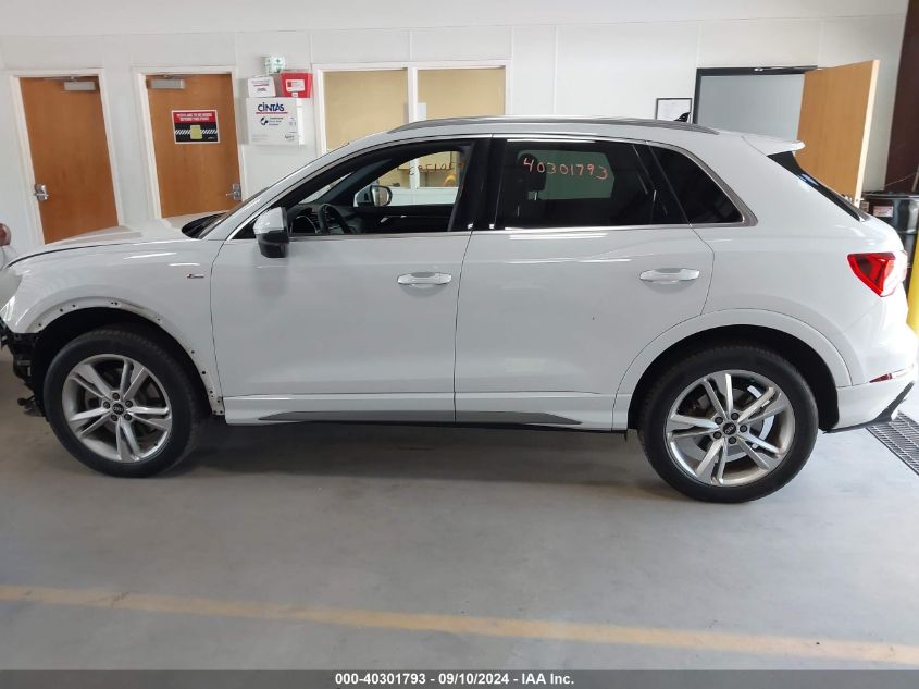 2021 Audi Q3 Premium Plus 45 Tfsi S Line Quattro Tiptronic VIN: WA1EECF3XM1039506 Lot: 40301793