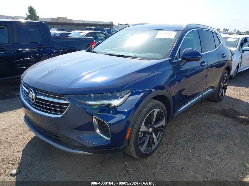 2022 Buick Envision Fwd Essence VIN: LRBFZNR40ND061852 Lot: 40301845