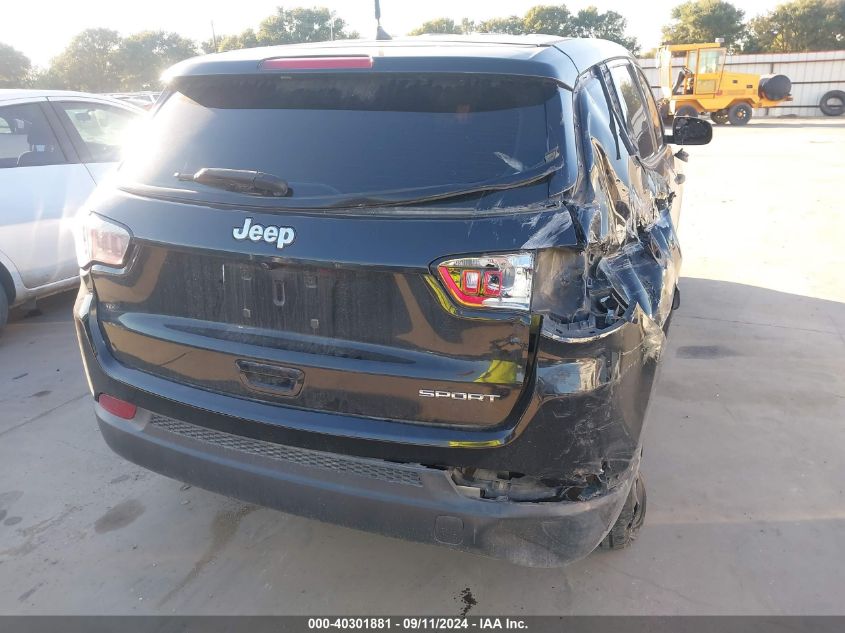 2018 Jeep Compass Sport Fwd VIN: 3C4NJCAB6JT250979 Lot: 40301881