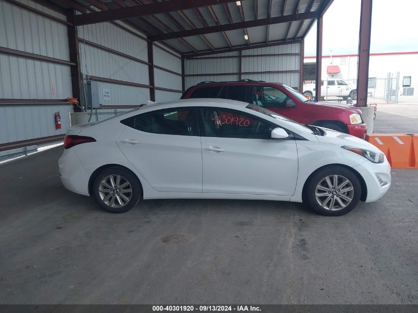 2015 Hyundai Elantra Se VIN: 5NPDH4AEXFH604226 Lot: 40301920