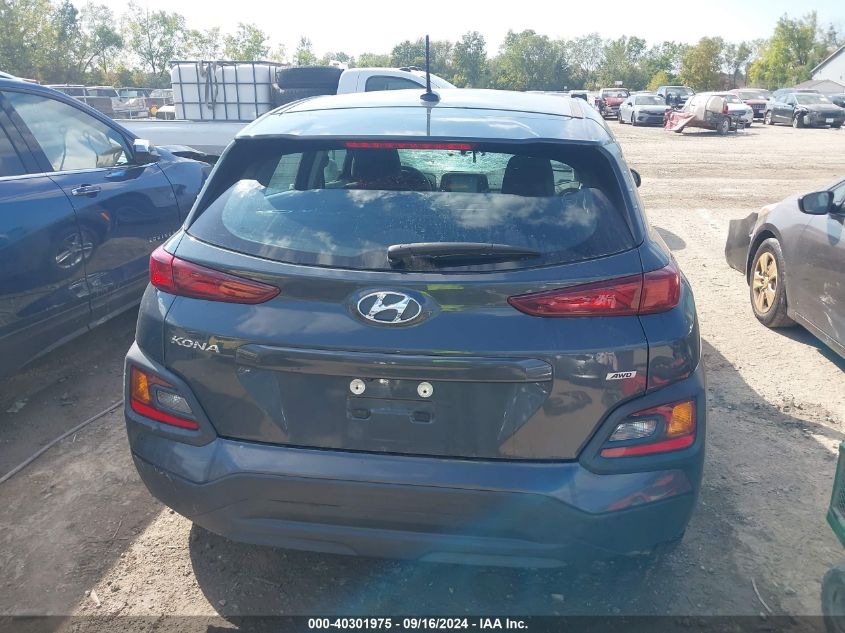 2019 Hyundai Kona Se VIN: KM8K1CAA0KU201001 Lot: 40301975