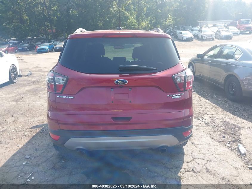 2017 Ford Escape Titanium VIN: 1FMCU0J92HUA08941 Lot: 40302025