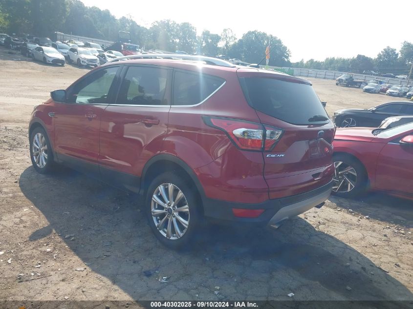 2017 FORD ESCAPE TITANIUM - 1FMCU0J92HUA08941