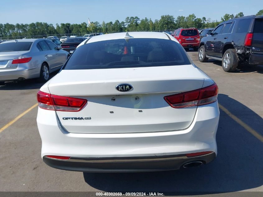 2016 Kia Optima Lx VIN: KNAGT4L39G5095865 Lot: 40302059