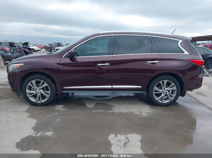 2013 Infiniti Jx35 VIN: 5N1AL0MM8DC352851 Lot: 40302080