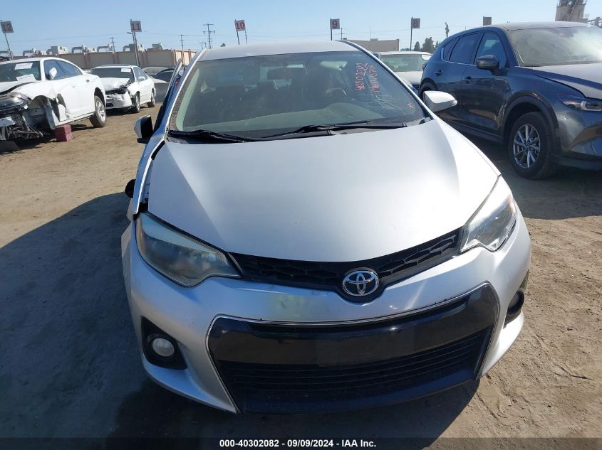 2015 Toyota Corolla S Plus VIN: 5YFBURHE9FP227672 Lot: 40302082