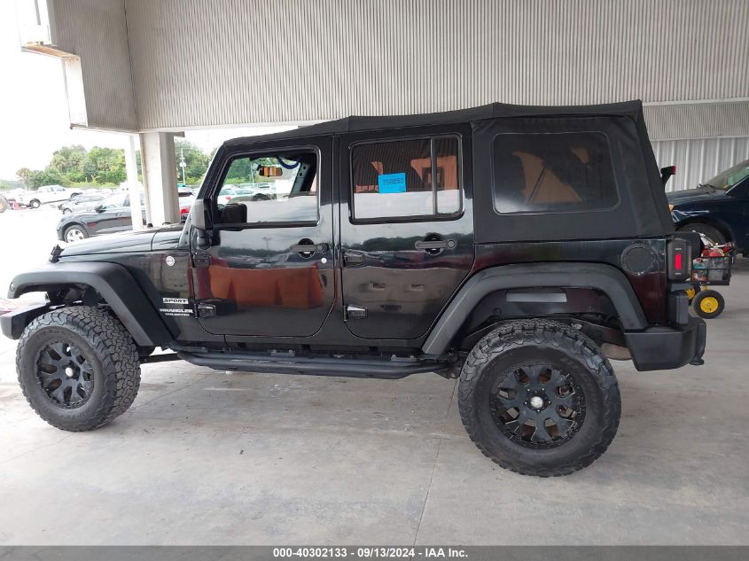 2015 Jeep Wrangler Unlimited Freedom Edition/Sport/Willys Wheeler VIN: 1C4BJWDG9FL732165 Lot: 40302133