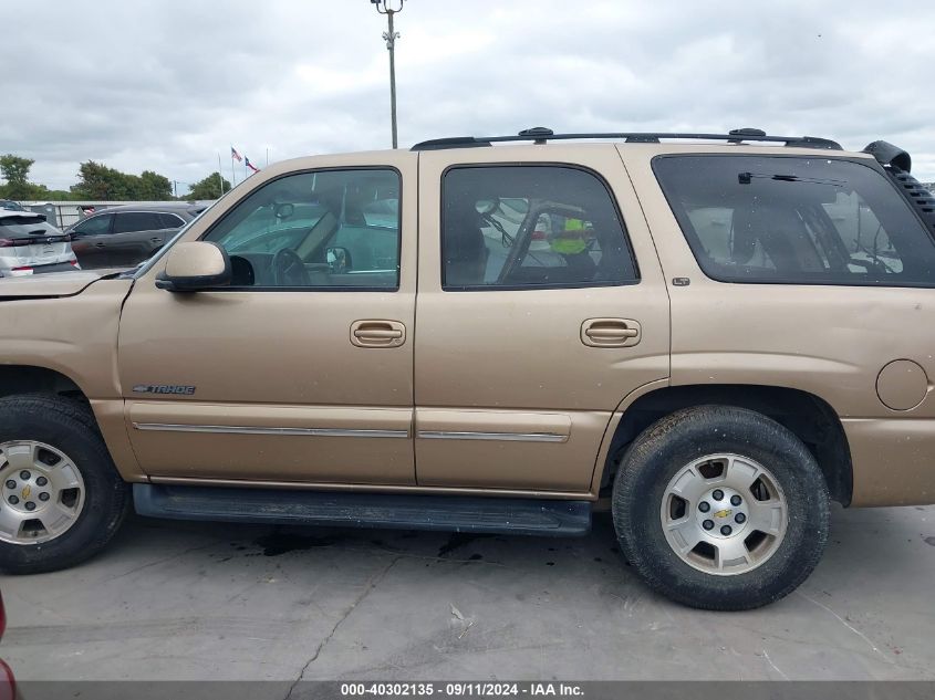 2001 Chevrolet Tahoe C1500 VIN: 1GNEC13T21J179346 Lot: 40302135