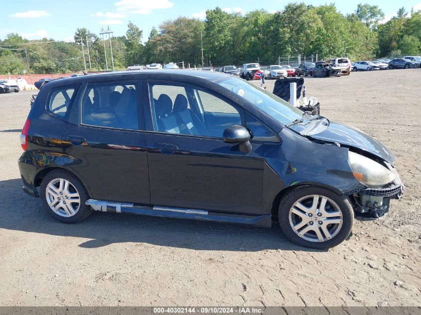 2008 Honda Fit Sport VIN: JHMGD38668S021138 Lot: 40302144