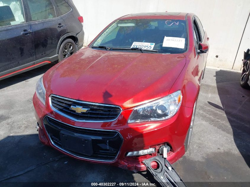 2015 Chevrolet Ss VIN: 6G3F15RW1FL111016 Lot: 40302227