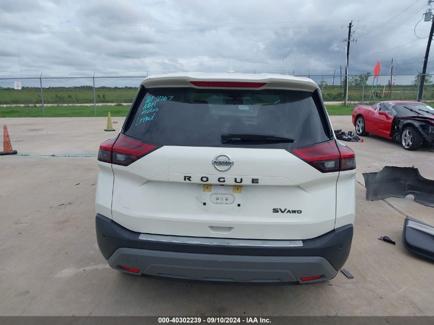 2021 Nissan Rogue Sv Intelligent Awd VIN: JN8AT3BBXMW208485 Lot: 40302239