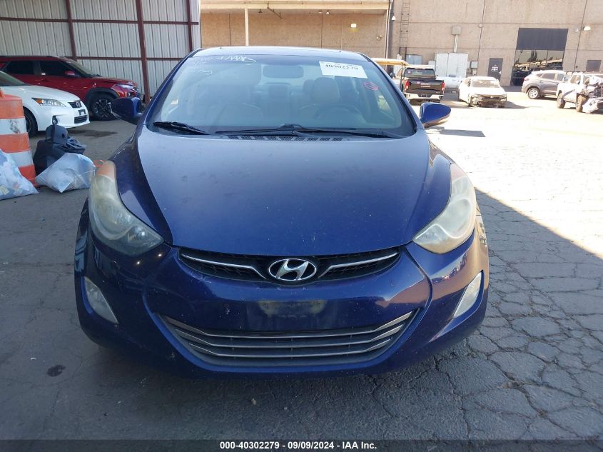 2013 Hyundai Elantra Limited VIN: 5NPDH4AE7DH241204 Lot: 40302279