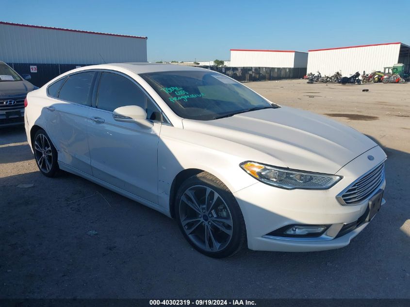 2017 FORD FUSION TITANIUM - 3FA6P0K98HR141059