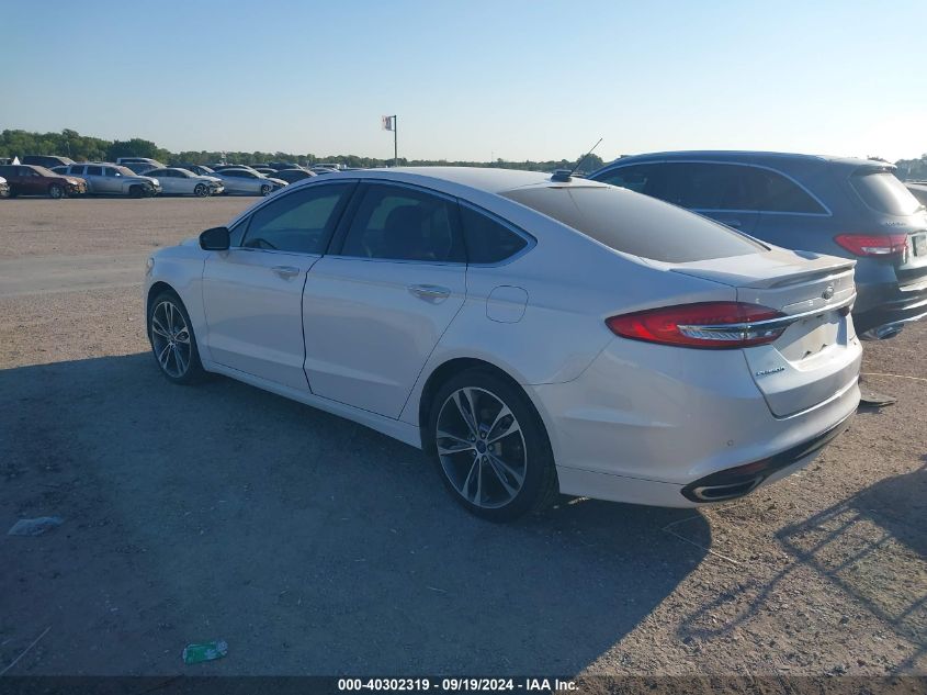 2017 FORD FUSION TITANIUM - 3FA6P0K98HR141059