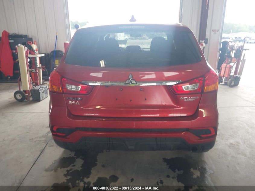 2018 Mitsubishi Outlander Sport 2.0 Es VIN: JA4AP3AU8JU012775 Lot: 40302322