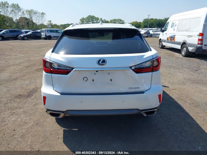 2017 Lexus Rx 350 VIN: 2T2BZMCA1HC094980 Lot: 40302343