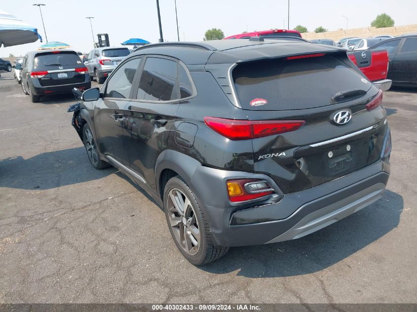 2018 Hyundai Kona Limited VIN: KM8K33A57JU086358 Lot: 40302433