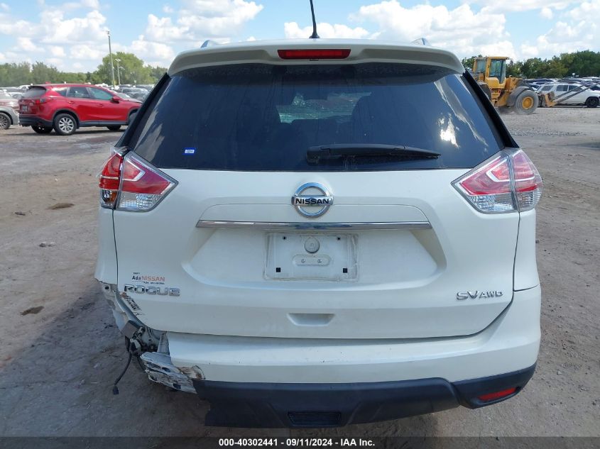 2016 Nissan Rogue S/Sl/Sv VIN: KNMAT2MVXGP670766 Lot: 40302441