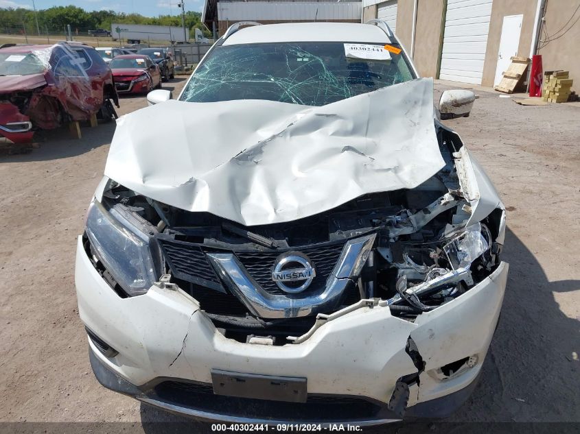 2016 Nissan Rogue S/Sl/Sv VIN: KNMAT2MVXGP670766 Lot: 40302441