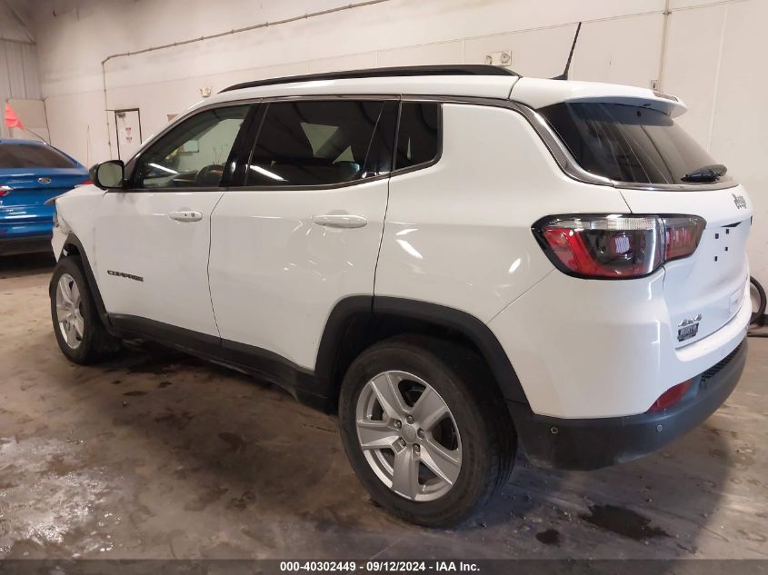 2022 JEEP COMPASS LATITUDE 4X4 - 3C4NJDBB7NT132398