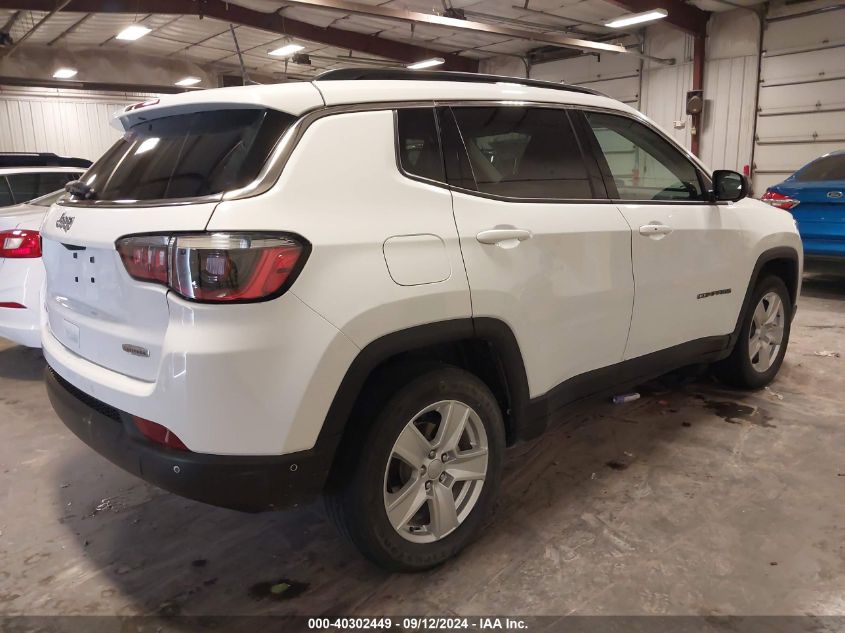 2022 JEEP COMPASS LATITUDE 4X4 - 3C4NJDBB7NT132398