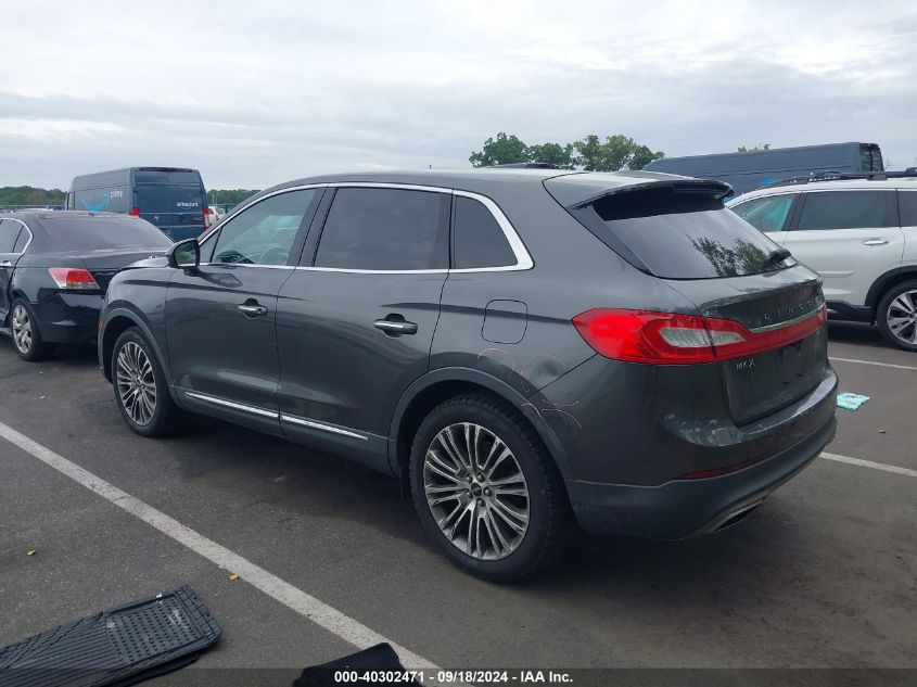 VIN 2LMPJ8LR3JBL17596 2018 LINCOLN MKX no.3