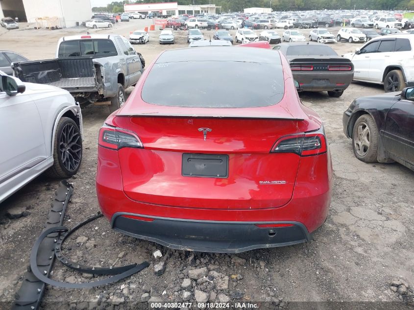 2020 TESLA MODEL Y LONG RANGE DUAL MOTOR ALL-WHEEL DRIVE/PERFORMANCE DUAL MOTOR ALL-WHEEL DRIVE - 5YJYGDEF0LF046663