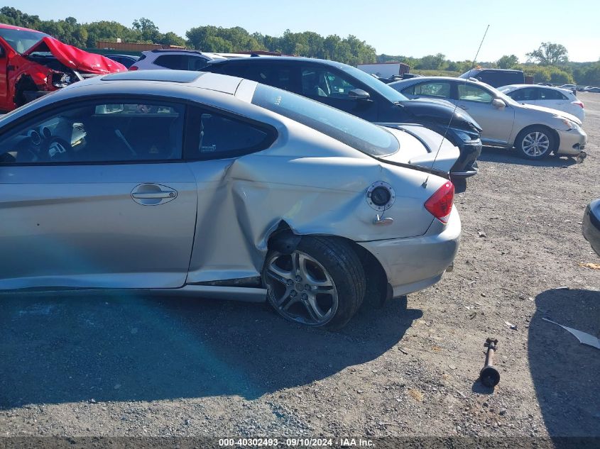 2006 Hyundai Tiburon Gt/Se/Gt Limited VIN: KMHHN65FX6U20394 Lot: 40302493