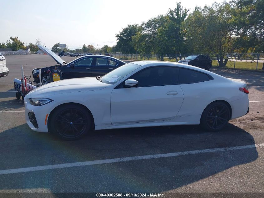 2021 BMW 430I VIN: WBA73AP08MCF49029 Lot: 40302508