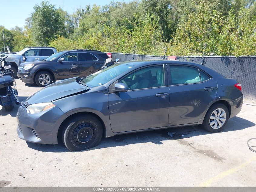 2015 Toyota Corolla Le VIN: 5YFBURHE5FP242752 Lot: 40302586