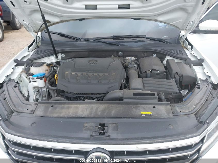 1VWBA7A37JC001456 2018 Volkswagen Passat 2.0T Se