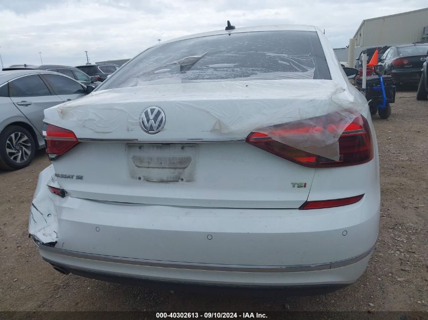 1VWBA7A37JC001456 2018 Volkswagen Passat 2.0T Se