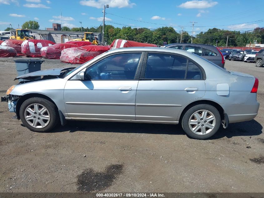 2003 Honda Civic Ex VIN: 2HGES267X3H529974 Lot: 40302617